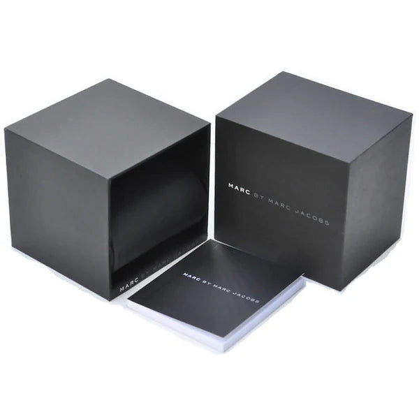 Marc By Marc Jacobs Amy Navy Dial Gold Tone Watch MBM3166