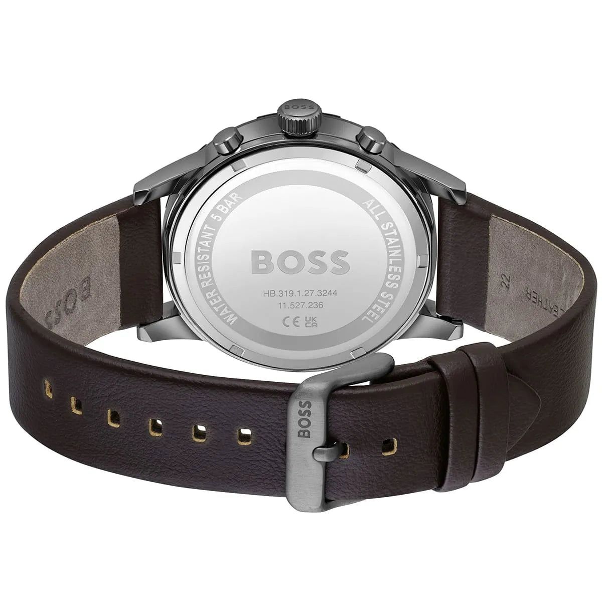 Hugo Boss Solgrade watch caseback with engraved BOSS branding and model number 1514030