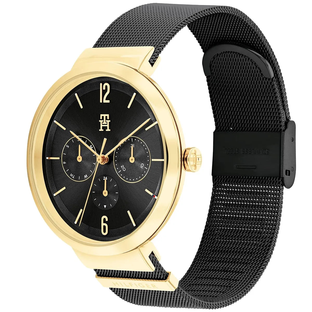 Tommy Hilfiger Black Steel Mesh Women's Watch - 1782540 1782540 - Image 2