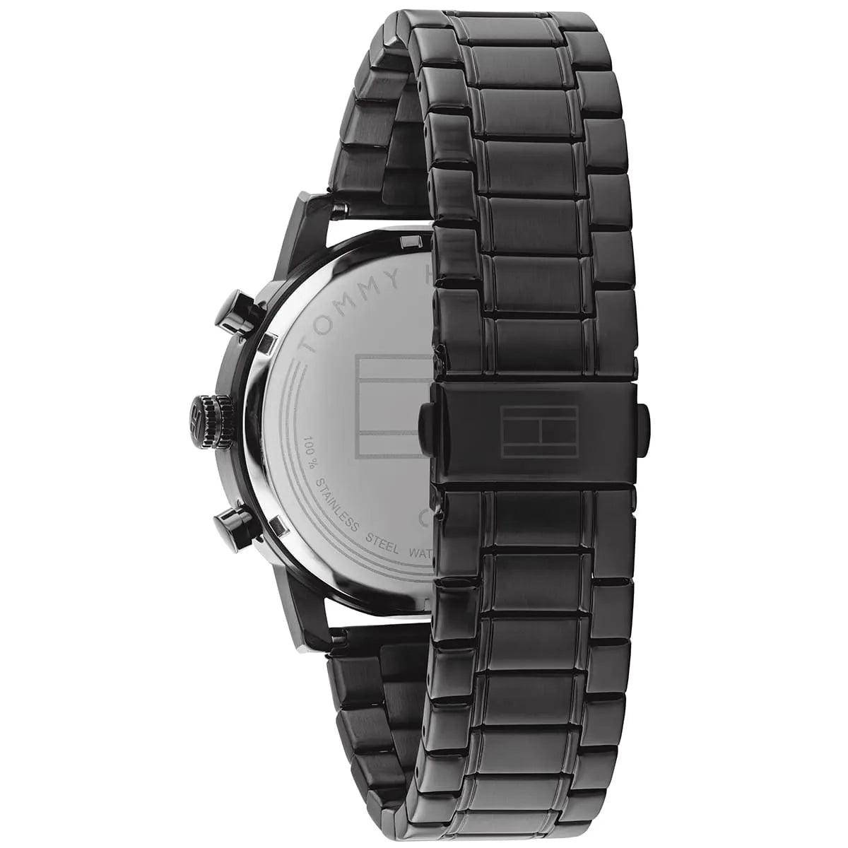 Tommy Hilfiger Sullivan stainless steel link bracelet with fold-over safety clasp