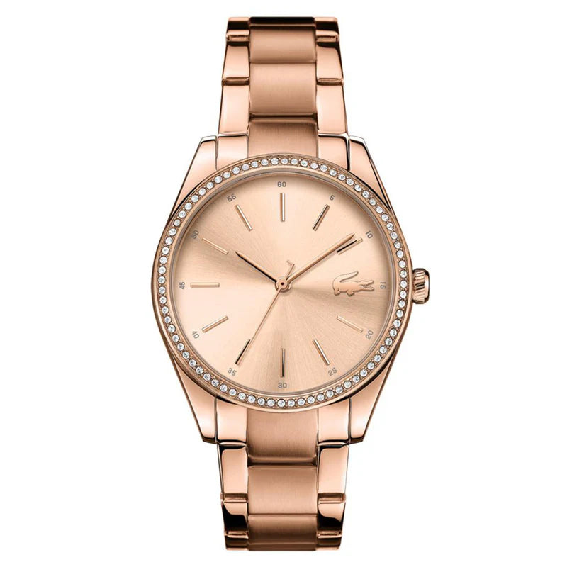 Lacoste Parisienne Carnation Gold Steel Ladies Watch - 2001084