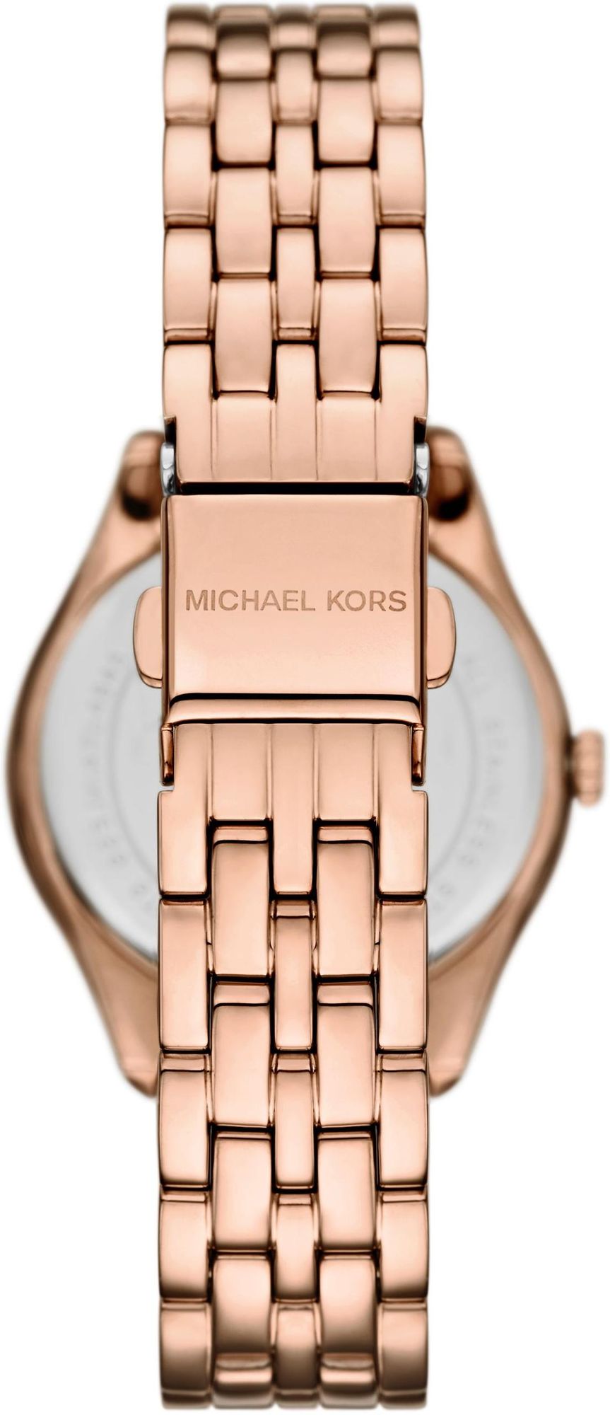 Michael Kors Mini Harlowe Pavé Rose-Gold Women's Watch - MK4845