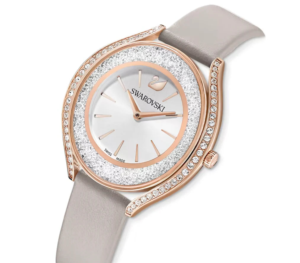 Swarovski Crystalline Aura Rose Gold Tone Women's Watch 5519450