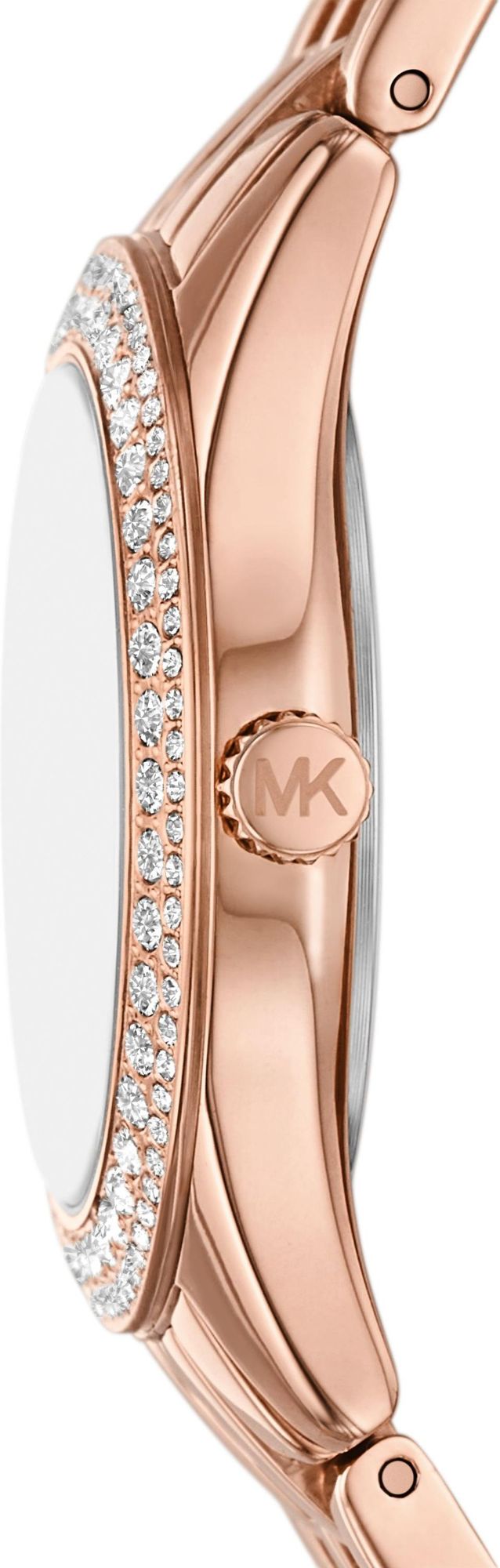 Michael Kors Mini Harlowe Pavé Rose-Gold Women's Watch - MK4845