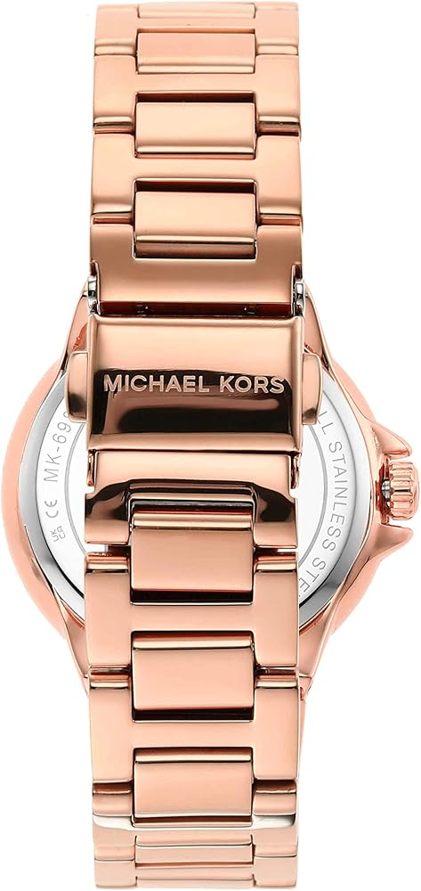 Michael Kors Camille Multifunction Dark Grey Dial Rose-gold Women's Watch - MK6983