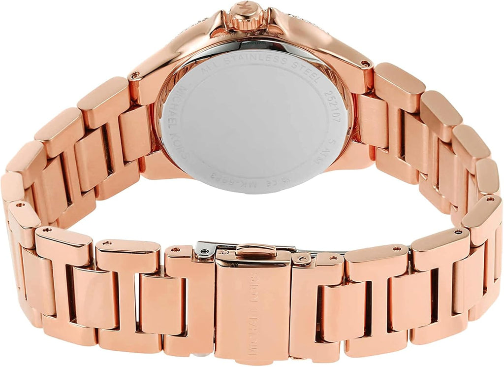 Michael Kors Camille Multifunction Dark Grey Dial Rose-gold Women's Watch - MK6983