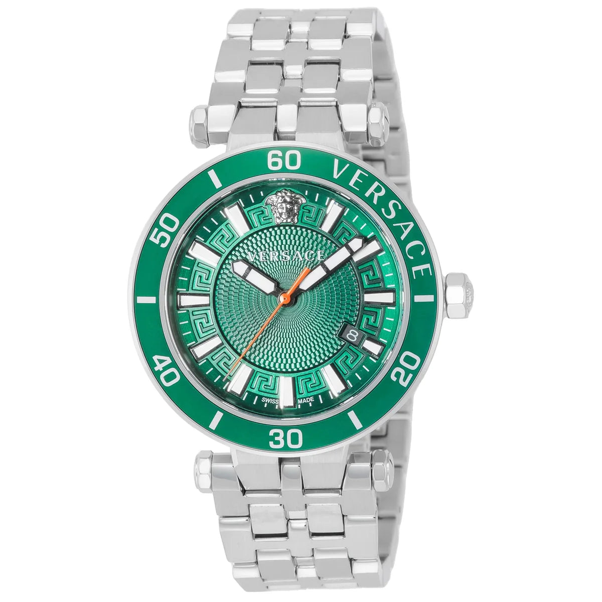 Versace Greca Sport Green Dial Men's Watch VEZ300421
