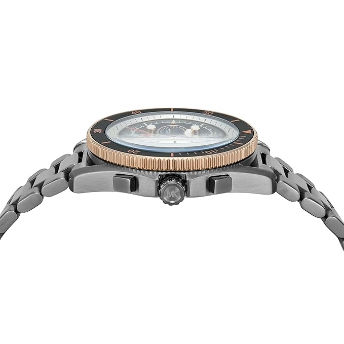 Michael Kors Maritime Quartz Black Dial Chronograph Men's Watch MK9204