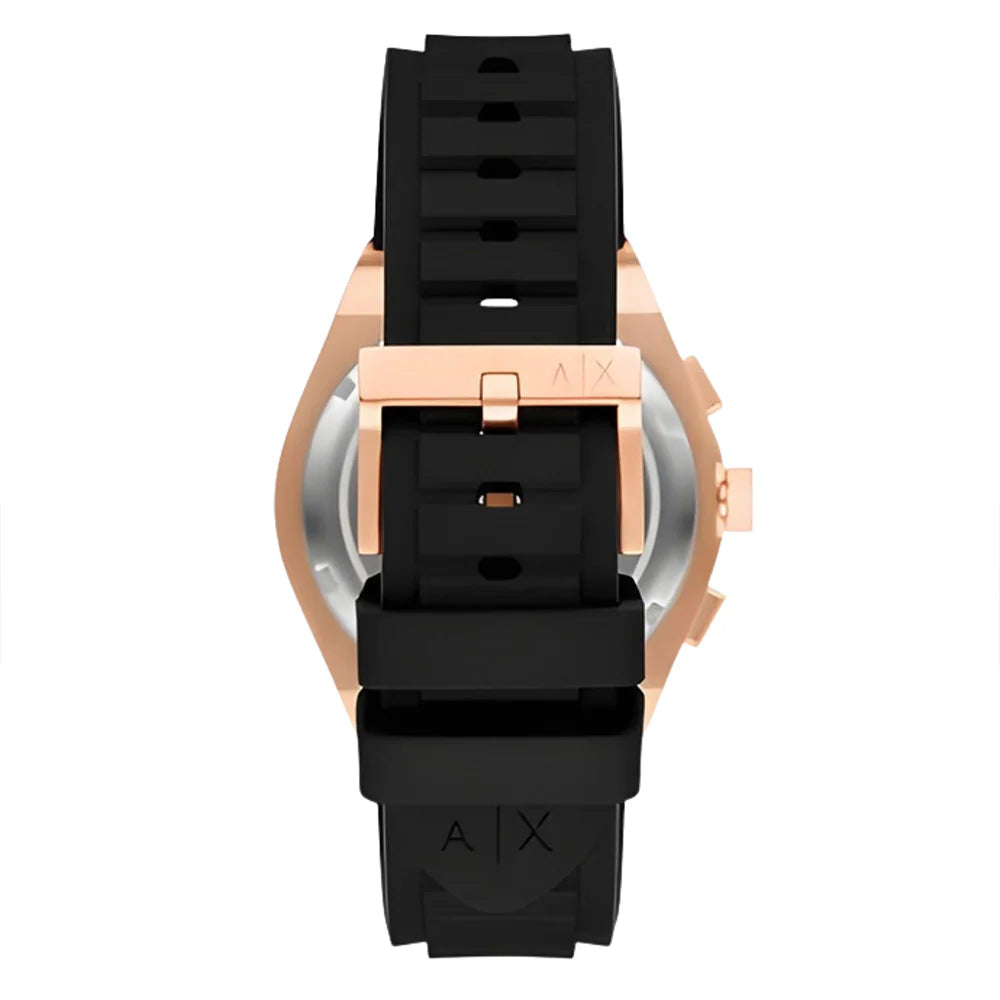 Armani Exchange Sync Black Silicone Men's Watch AX4190
