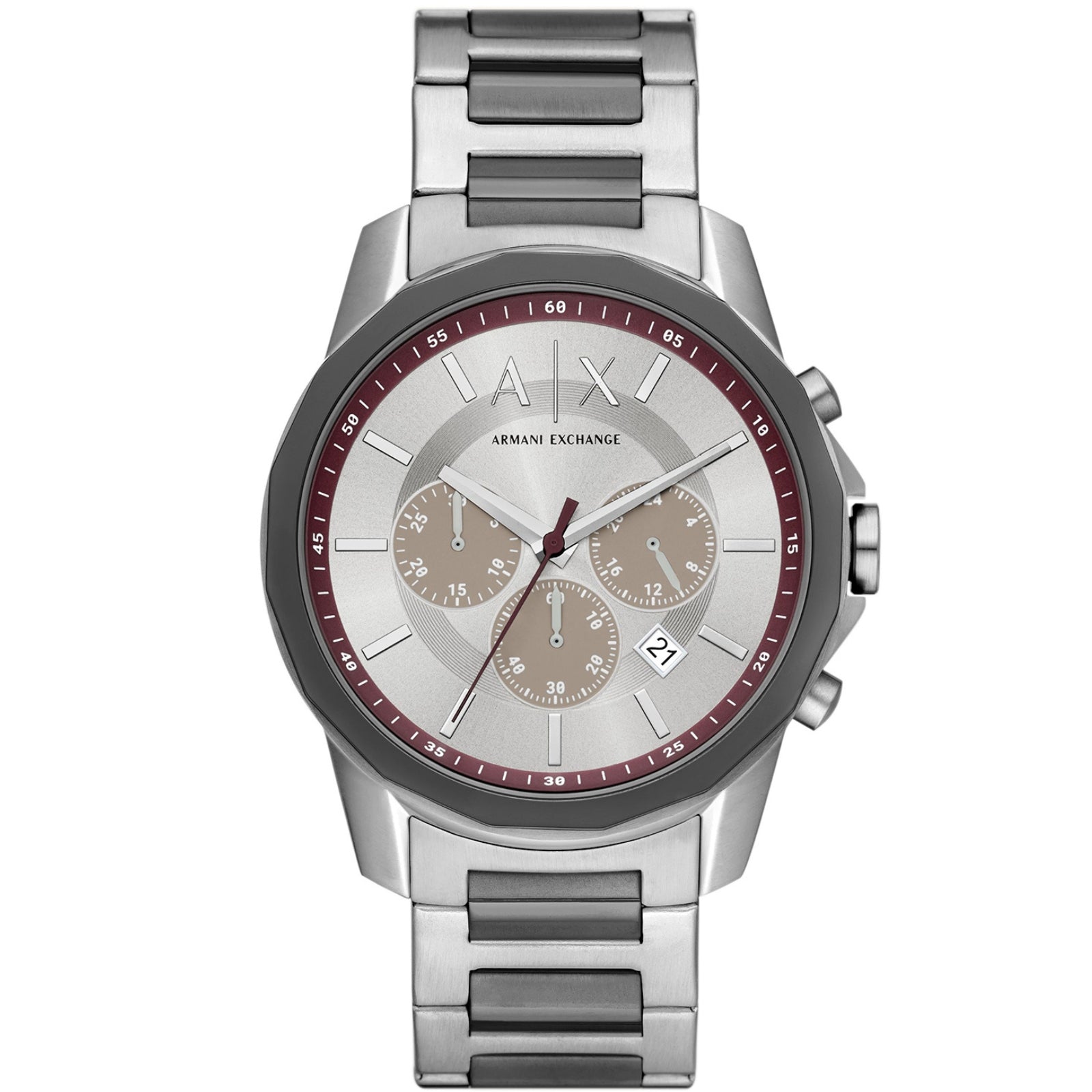 Armani Exchange Banks Chronograph Gray Dial Grey Watch - AX1745