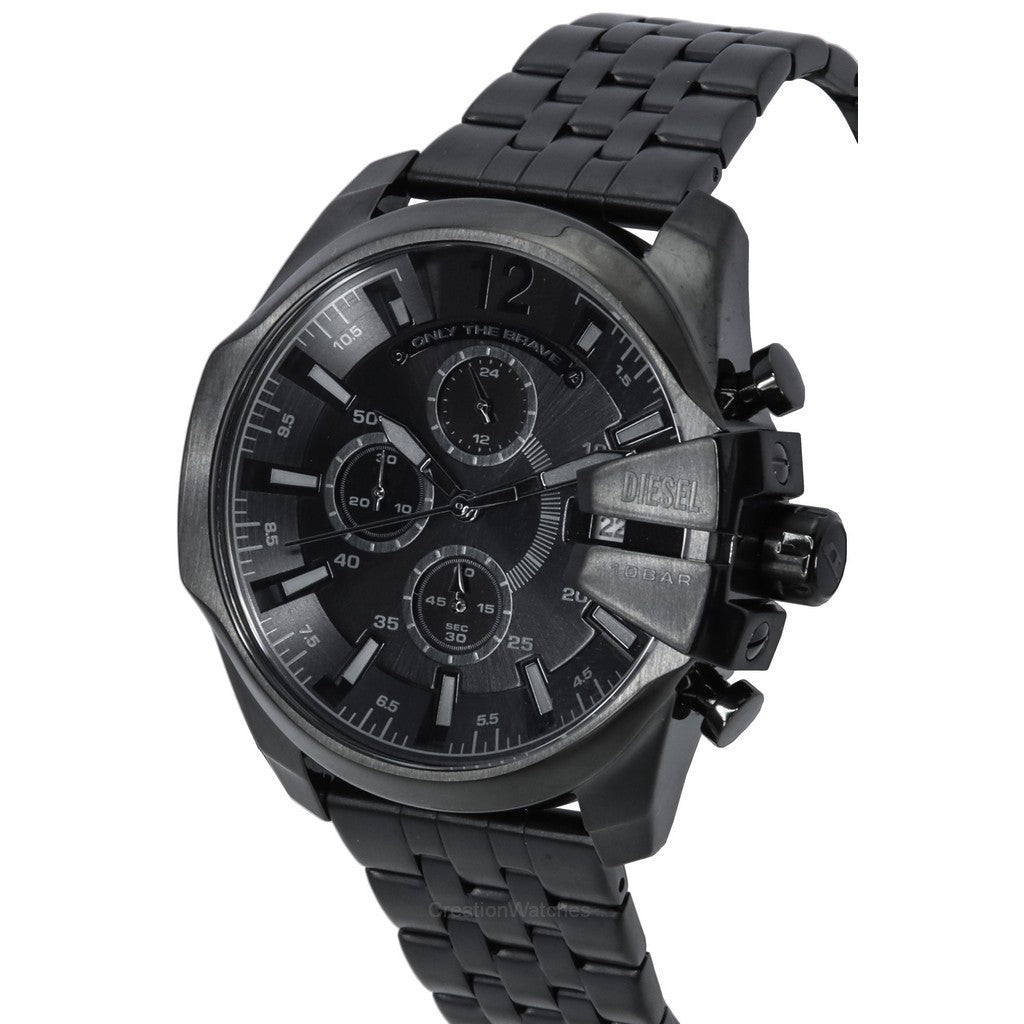 Diesel Baby Chief Chronograph Stainless Steel Black Dial Quartz Men's Watch - DZ4617