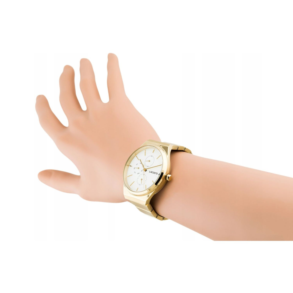 Lacoste Stainless Steel White Quartz Men's Watch - 2001037