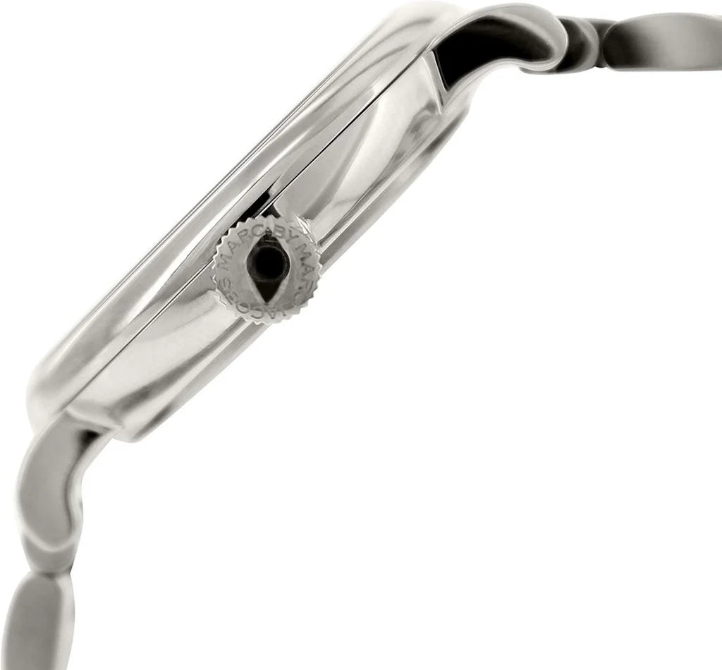 Marc By Marc Jacobs Baker Pink Dial Silver Watch MBM3280