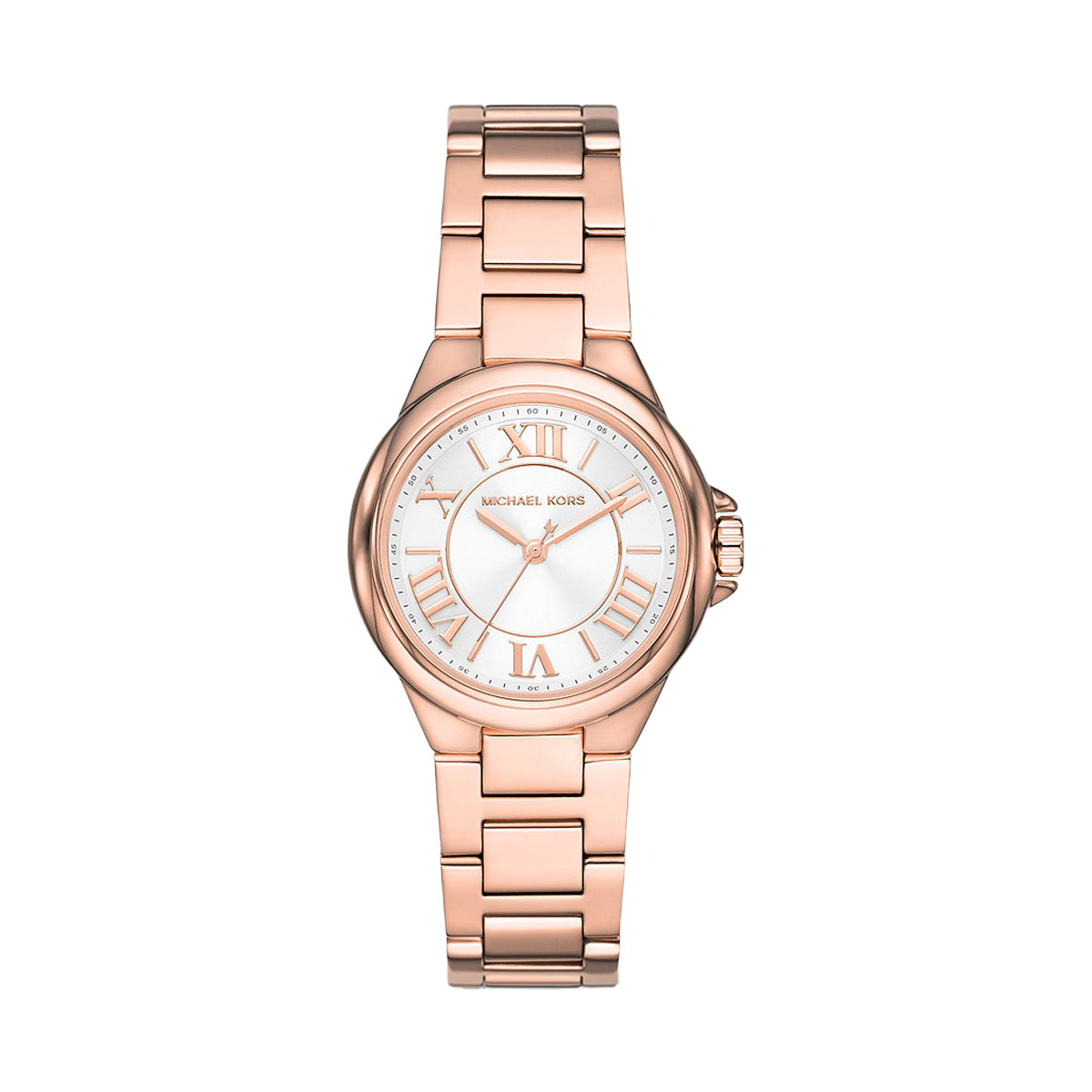 Michael Kors Mini Camille Three-Hand Rose Gold-Tone Women's Watch - MK7256