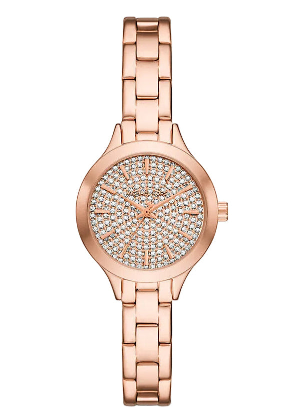 Michael Kors Mini Aspyn Pavé Rose Gold-Tone Women's Watch - MKO1087