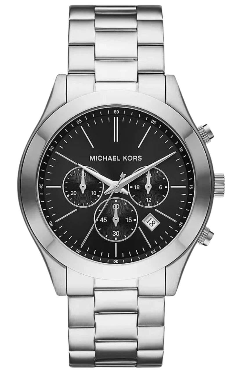 Michael Kors Slim Runway Chronograph Silver-Tone Women's Watch - MK1056