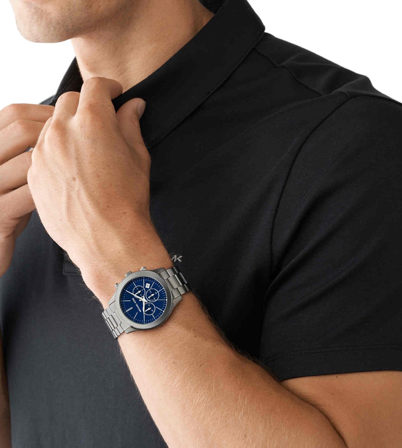 Michael Kors Slim Runway Chronograph gunmetal-tone Men's Watch - MK8987