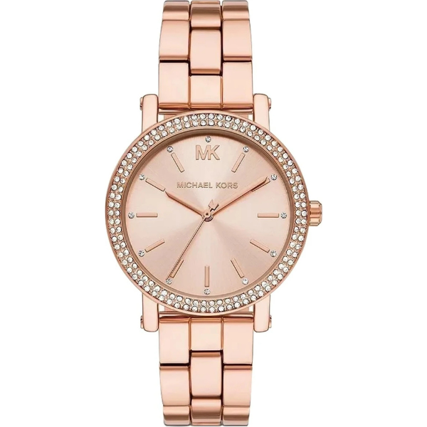 Michael Kors Women's Rose Gold Stainless Steel Women's Watch - Mk7346