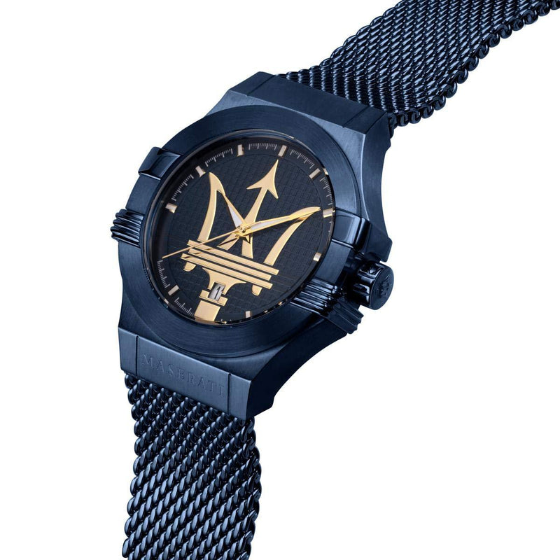 Maserati Potenza Analog Blue Dial Men's Watch R8853108008 - The Watches Men & CO #4