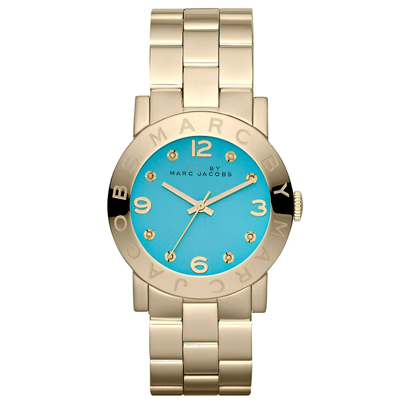 Marc By Marc Jacobs Amy Dinky Blue Dial Gold Women's Watch - MBM3229