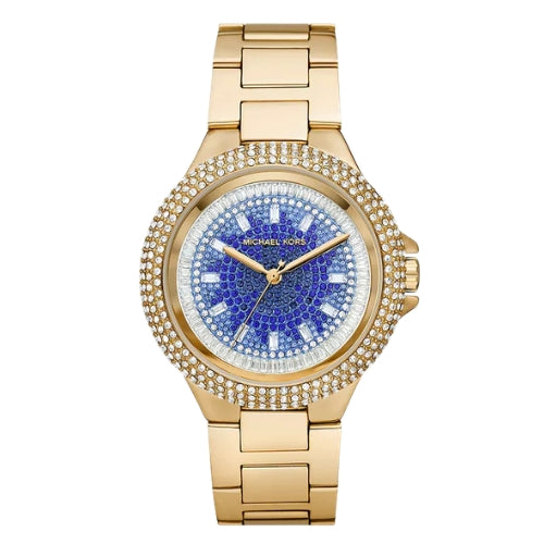 Michael Kors Oversized Camille Ombré Pavé Gold-Tone Women's Watch - MK7341