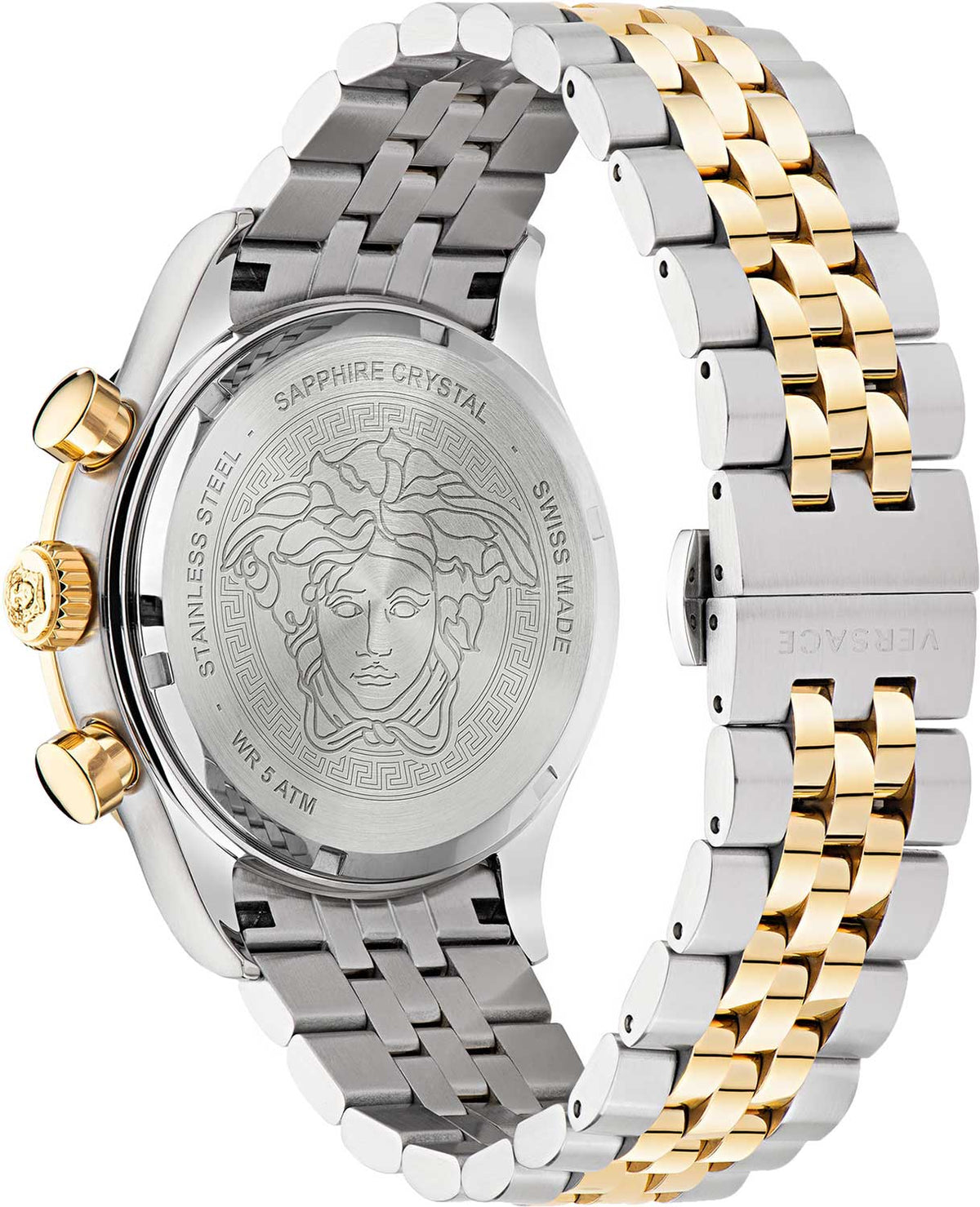 Versace Chronograph Quartz Silver Dial Men's Watch VE2U00422