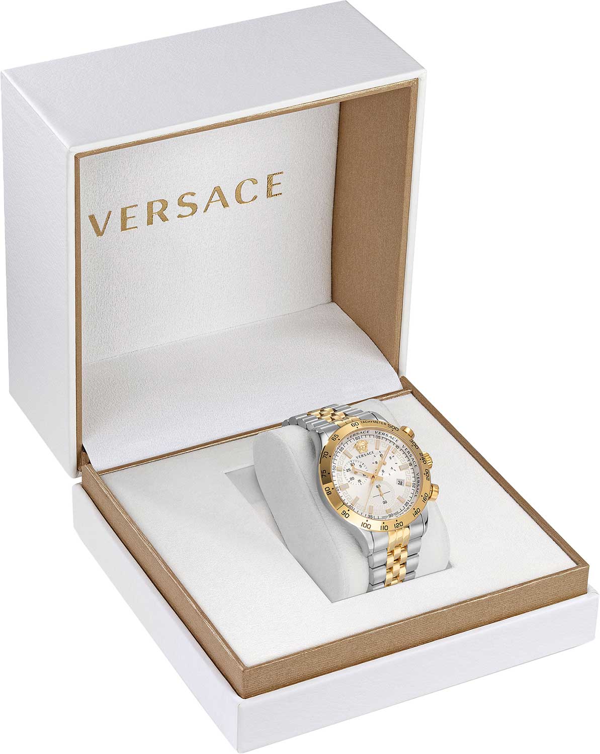 Versace Chronograph Quartz Silver Dial Men's Watch VE2U00422