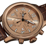 Akribos Ultimate Chronograph Rose Gold-Tone Men's Watch AK575BR - The Watches Men & Co #2