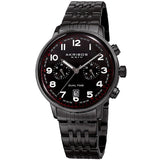 Akribos XXIV Black Dial Dual Time Men's Watch AK942BK - The Watches Men & Co
