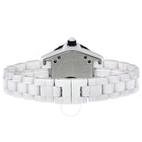 Akribos XXIV Ceramic White Mother of Pearl Dial Ladies Watch AK518BKW - The Watches Men & Co #3