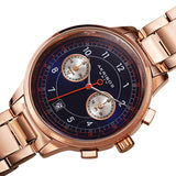 Akribos XXIV Chronograph Blue Dial Men's Watch AK1071RGBU - The Watches Men & Co #2