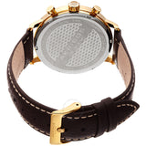 Akribos XXIV Dual Time Giold Dial Men's Watch AK1023YGBR - The Watches Men & Co #3