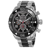 Akribos XXIV Extremis Chronograph Quartz Black Dial Men's Watch P50125 - The Watches Men & Co