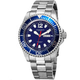 Akribos XXIV Extremis Quartz Blue Dial Men's Watch P50170 - The Watches Men & Co