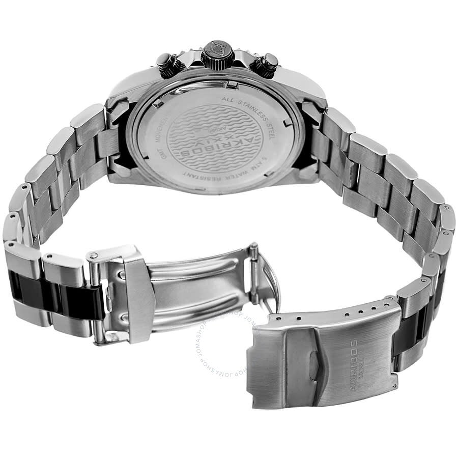 Akribos XXIV Men's Casual Quartz Black Dial Men's Watch P50173 - The Watches Men & Co #4