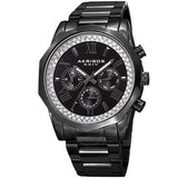 Akribos XXIV Men's Dress Chronograph Quartz Black Dial Men's Watch P50188 - The Watches Men & Co