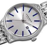 Akribos XXIV Men's Dress Quartz Silver Dial Men's Watch P50164 - The Watches Men & Co #2