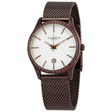 Akribos XXIV Pink Dial Brown Ion-plated Ladies Watch AK967BR - The Watches Men & Co