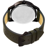 Akribos XXIV Quartz Black Dial Green Leather Men's Watch AK1079BKGN - The Watches Men & Co #4