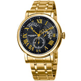 Akribos XXIV Quartz Black Dial Men's Watch AK1001YGB - The Watches Men & Co