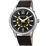 Akribos XXIV Quartz Black Dial Men's Watch AK1079SSBK - The Watches Men & Co