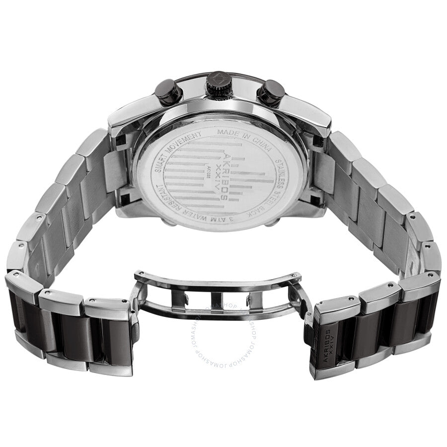 Akribos XXIV Quartz Black Dial Men's Watch AK1095TTB - The Watches Men & Co #4