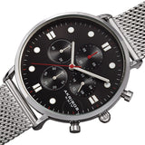 Akribos XXIV Quartz Black Dial Men's Watch AK1113SSB - The Watches Men & Co #2