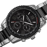 Akribos XXIV Quartz Black Dial Two-tone Men's Watch AK1099TTB - The Watches Men & Co #2