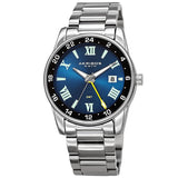 Akribos XXIV Quartz Blue Dial Men's Watch AK1055SSBU - The Watches Men & Co