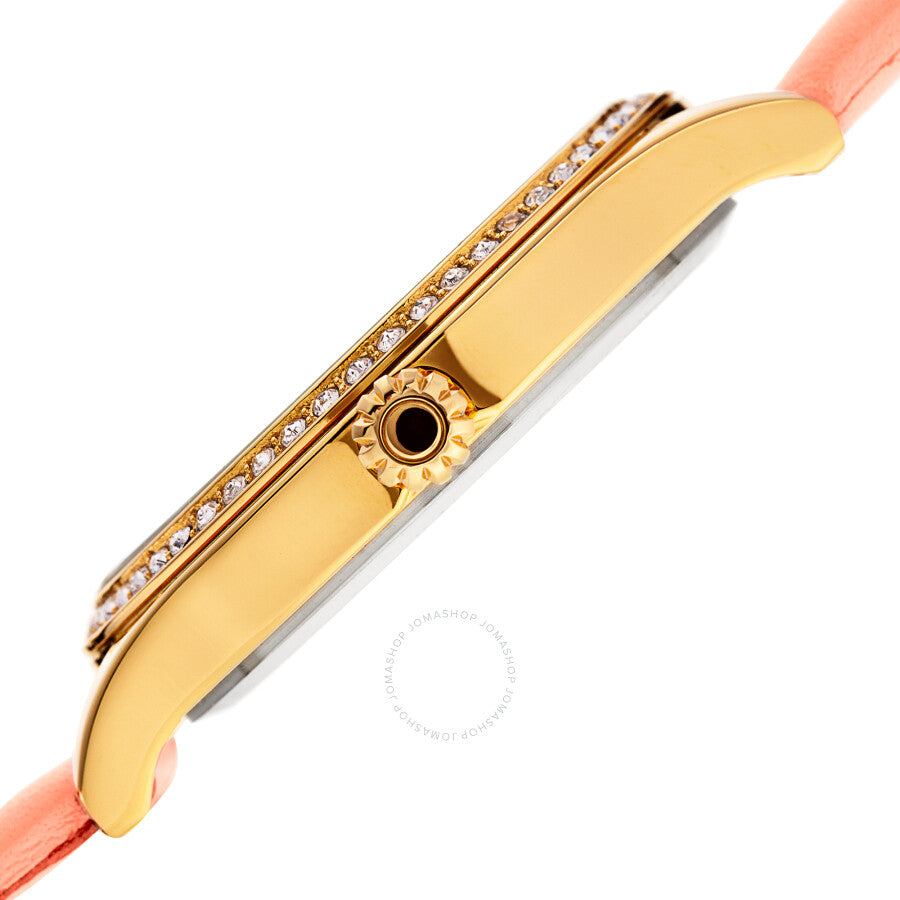 Akribos XXIV Quartz Diamond Crystal Silver Dial Ladies Watch AK1011PK - The Watches Men & Co #3