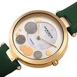 Akribos XXIV Quartz Diamond White Dial Ladies Watch AK1069GN - The Watches Men & Co #2