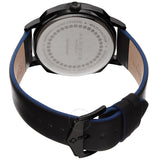 Akribos XXIV Quartz Grey Dial Black Leather Men's Watch AK1022BK - The Watches Men & Co #4