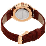 Akribos XXIV Quartz Red Dial Red Leather Ladies Watch AK1081RD - The Watches Men & Co #4