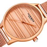 Akribos XXIV Quartz Rose Dial Ladies Watch AK1005RG - The Watches Men & Co #2